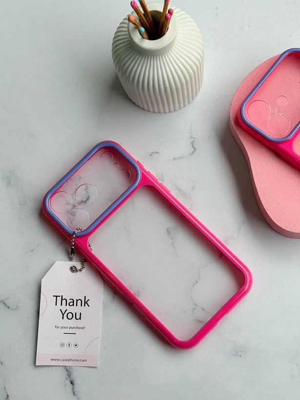 قاب گوشی pink frame آیفون